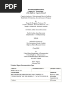 Recommended Procedures Chapter 13, "Pedestrians," of The Highway Capacity Manual