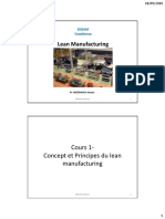 Le Concept Et Principes Du Lean Manufacturing