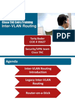 Cisco TAC Entry Training - 6 - Inter-VLAN Routing