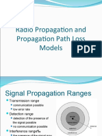 Radio Propagation and Propagation Path Loss Models