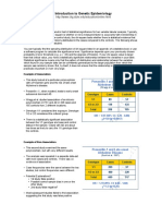 Introduction To Genetic Epidemiology: Examples of Chi Square