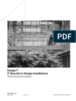 Desigo™ IT Security in Desigo Installations: Technical Principles