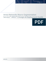 Arista Networks Macro-Segmentation Service™ (MSS™) Design & Deployment Guide