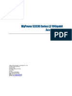 Mypower S3330 Series L3 10gigabit Access Switch Datasheet