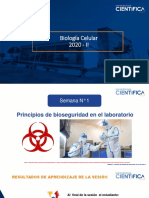 Clase N 1 (Semana 1 Principios de Bioseguridad) Sesión 3 - 2020-2-1