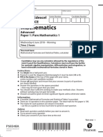 9MA0 - 01 Pure Mathematics 1