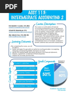 ACCT 113: Intermediate Accounting 2: Course Description