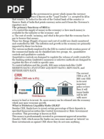 The Primary Functions of RBI Is