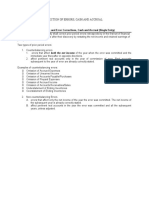 Summary Notes - Correction of Errors, Cash and Accrual