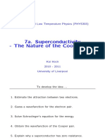 7a. Superconductivity - The Nature of The Cooper Pair: Statistical and Low Temperature Physics (PHYS393)