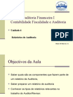 Lic - o 06 Relatório Do Auditor Sobre Demonstrações Financeira