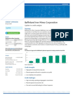 Moodys Credit Report Update On Baffinland June 2020