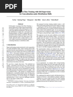 Test-Time Training With Self-Supervision For Generalization Under Distribution Shifts