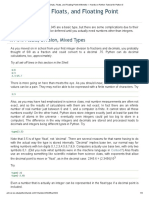 Decimals, Floats, and Floating Point Arithmetic Tutorial For Python 3 PDF