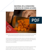 ACHURRA - Receta Con Zanahorias PDF