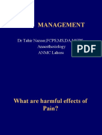 Postoperative Pain Management