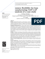 Chauhan 2013, Resource Flexibility For Lean Manufacturing SAP-LAP Analysis of A Case Study PDF