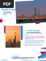 Saudi Arabia Communication Culture