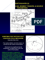 Earthquakes (2) : Waveform Modeling, Moment Tensors, & Source Parameters