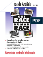 Intervención Contra El Racismo y La Intolerancia (Leer de La Página 33 A La 41)