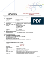 Borax Anhydrous CAS No 1330-43-4: Material Safety Data Sheet Sds/Msds