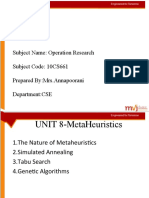 Subject Name: Operation Research Subject Code: 10CS661 Prepared By:Mrs - Annapoorani Department:CSE