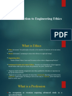 Introduction To Engineering Ethics