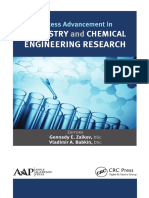 Process Advancement in Chemistry and Chemical Engineering Research (2015) PDF