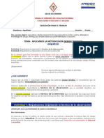 Segundo Año Aplicamos La Metodologia de Design Thinking - EMPATIZAR Semana 10 9 Al 12 Junio