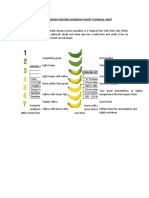 Banana And/Or Plantain Cavendish Valery Technical Sheet