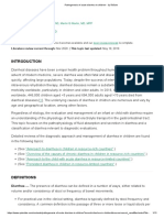 Pathogenesis of Acute Diarrhea in Children - UpToDate