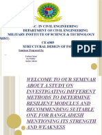 M.Sc. in Civil Engineering Department of Civil Engineering Military Institute of Science & Technology (MIST) CE 6505 Structural Design of Pavements