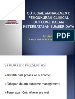 Adiutarini - PENGUKURAN Clinical Outcome Dalam Keterbatasan Sumber Daya