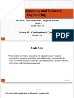 HND in Computing and Software Engineering: Lesson 03 - Combinational Circuits