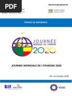 TDR Journee Mondiale de L'epargne - 2020