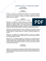 Resumen Ley General Del Equilibrio Ecologico y La Proteccion Al Ambiente