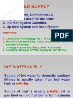 Hot Water Supply: Syllabus