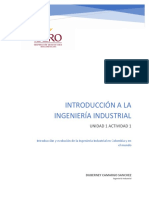 Historia de La Ingenieria Industrial