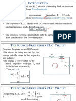 Ntroduction: 2 - Order Circuits