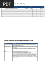 7 Plantilla de Product Backlog