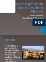 Romance de La Perdida de La Alhama