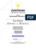 Dutchman: Tree Planter Owner's Manual