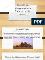 Derecho de Obligaciones en El Antiguo Egipto