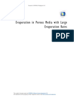 Evaporation in Porous Media With Large Evaporation Rates