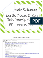 3 Grade Science:: Earth, Moon, & Sun Relationship Model 5E Lesson Plan