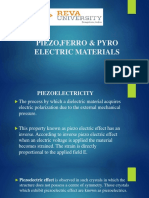 Piezo, Ferro & Pyro Electric Materials