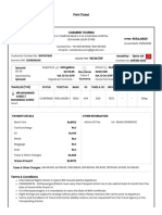 Carabinz Tourism R05AJ4829: Print Ticket