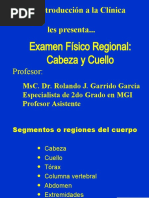 Exploración de Cabeza y Cuello