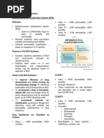 Solubility and Permeability