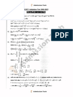 J-MCRN R: BUET Admission Test 2018-2019